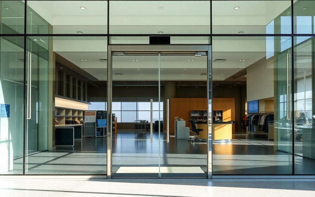 Frameless Glass Automatic Doors installed by KTEQ Automation