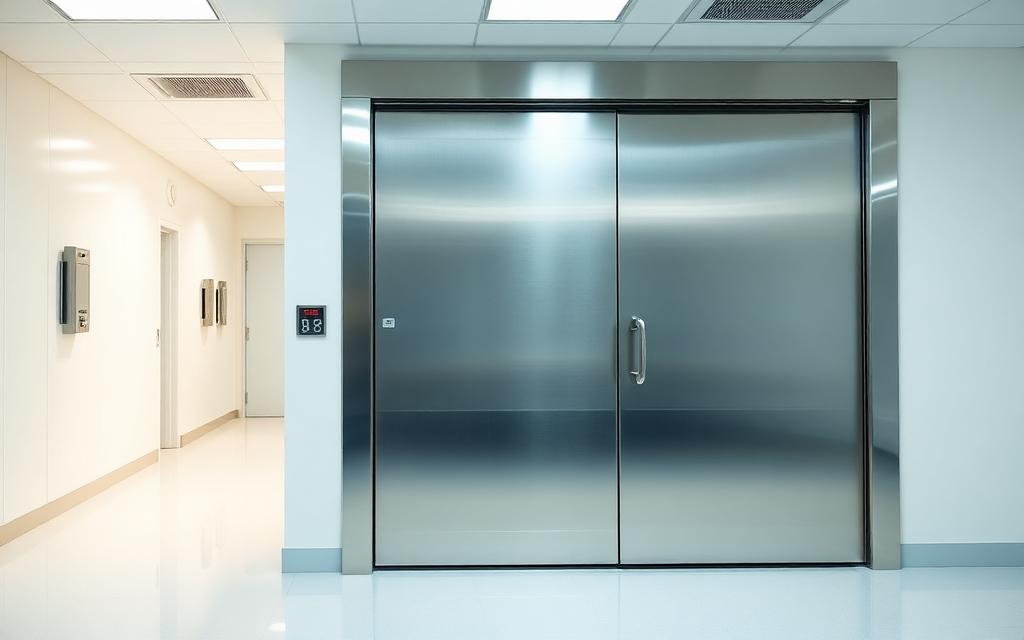 Hermetic Hospital Doors installed by KTEQ Automation